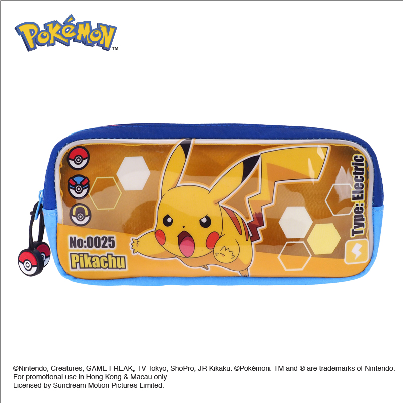 Pokémon Pencil Pouch 雙拉鏈筆袋