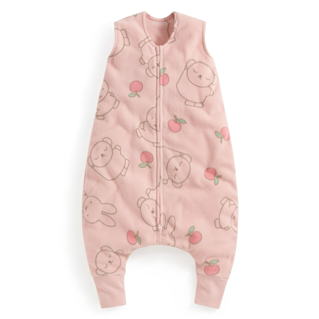 💚代購 台灣直送💚正版授權Miffy系列四色人物滿印Fleece連身防踢背心