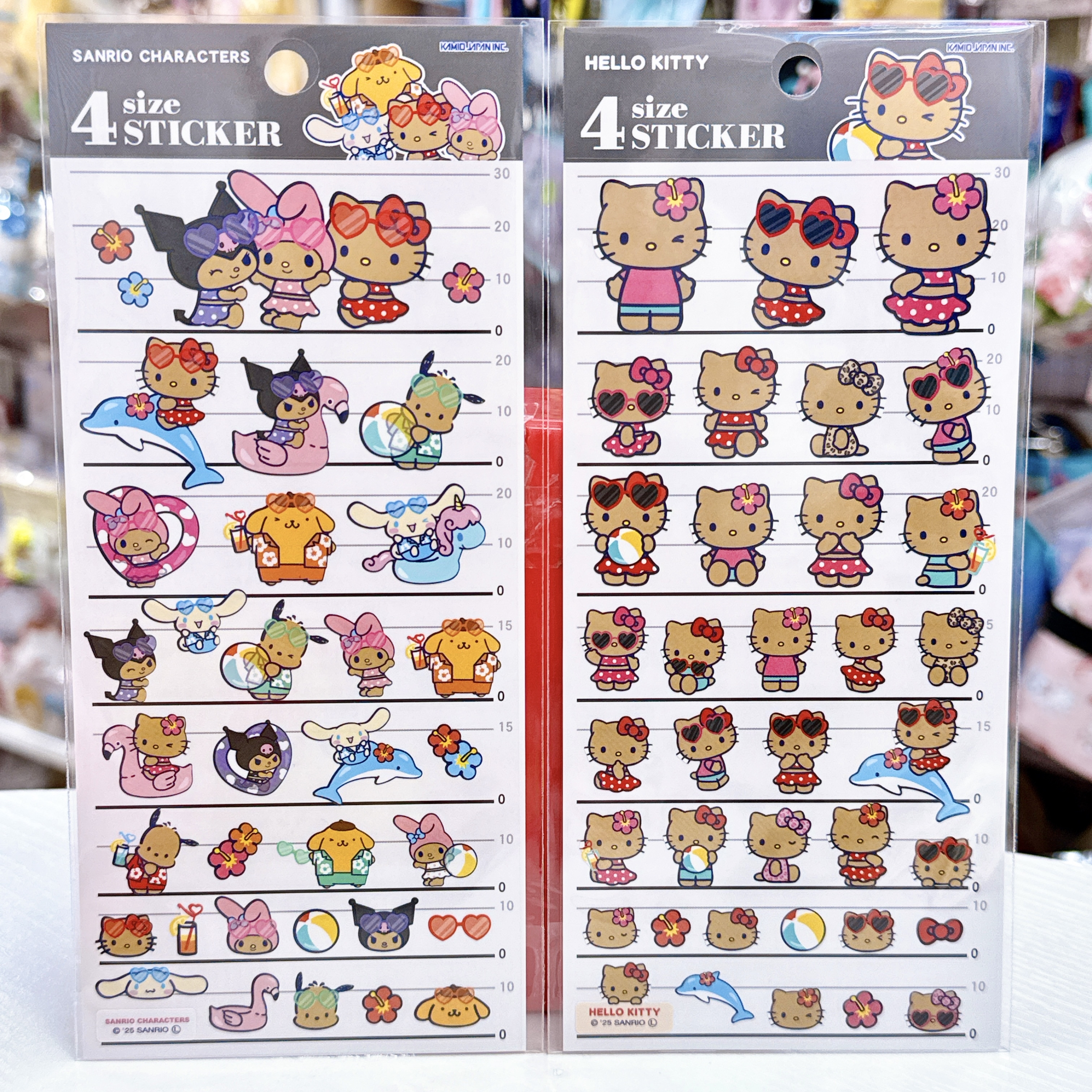 日本製造Sanrio黑皮-夏日系列貼紙