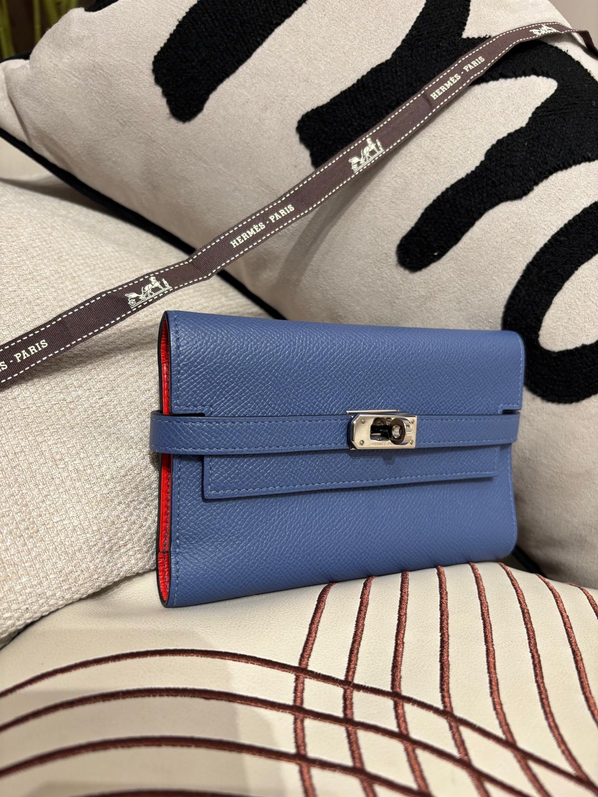Hermes Kelly Wallet Stamp C 100%Authentic, 98%new ✅Dust bag