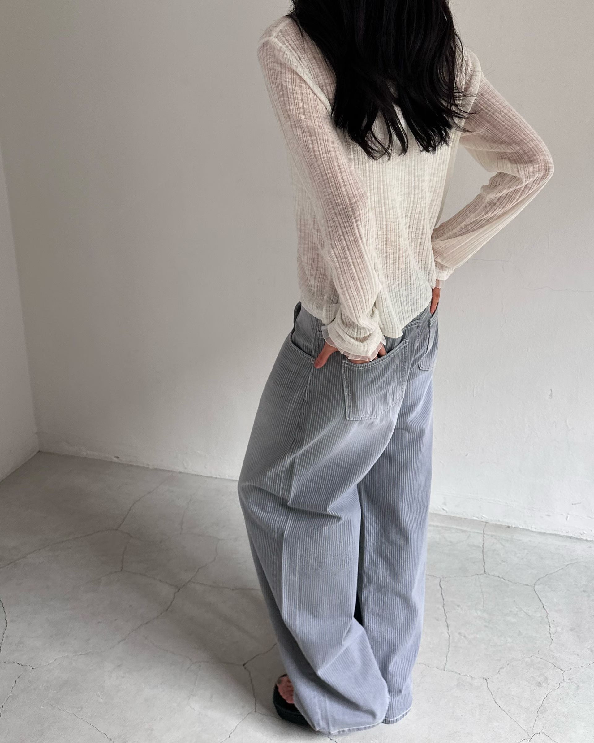 優雅荷葉邊針織Cardigan 