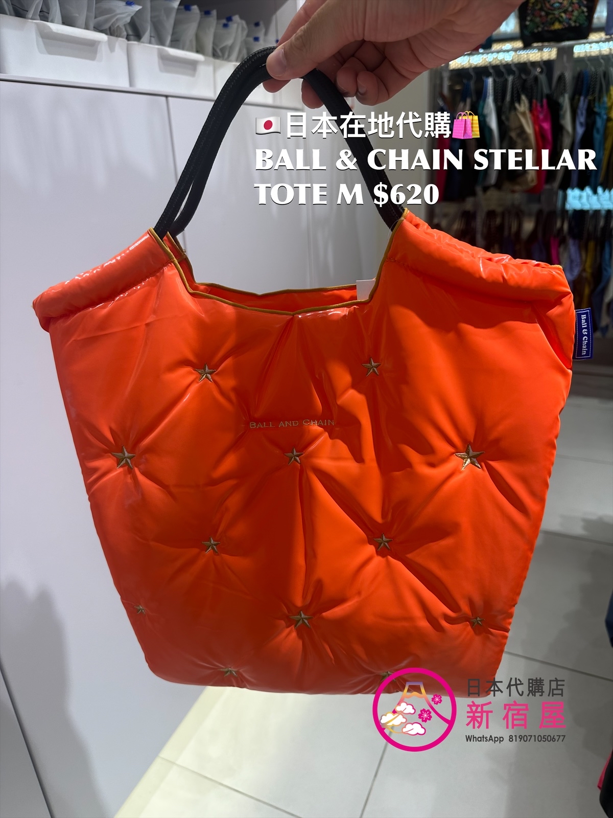 BALL & CHAIN STELLAR TOTE M