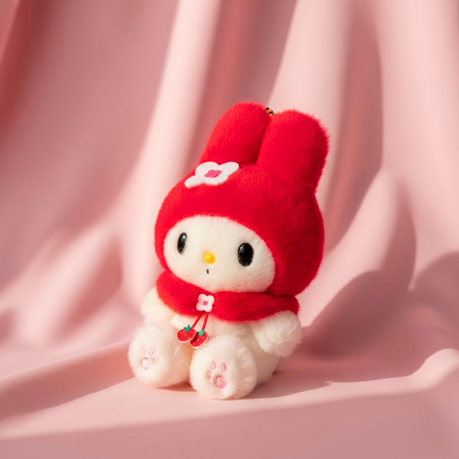 Sanrio - 公仔掛飾 (復古My Melody草莓款)