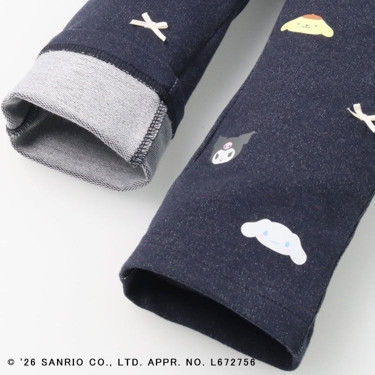 🆕【⭐訂購⭐】日本直送 🇯🇵🌀#SanrioCharacters 緞帶圖案 牛仔長褲🌀 [ELJA-0145][261116]