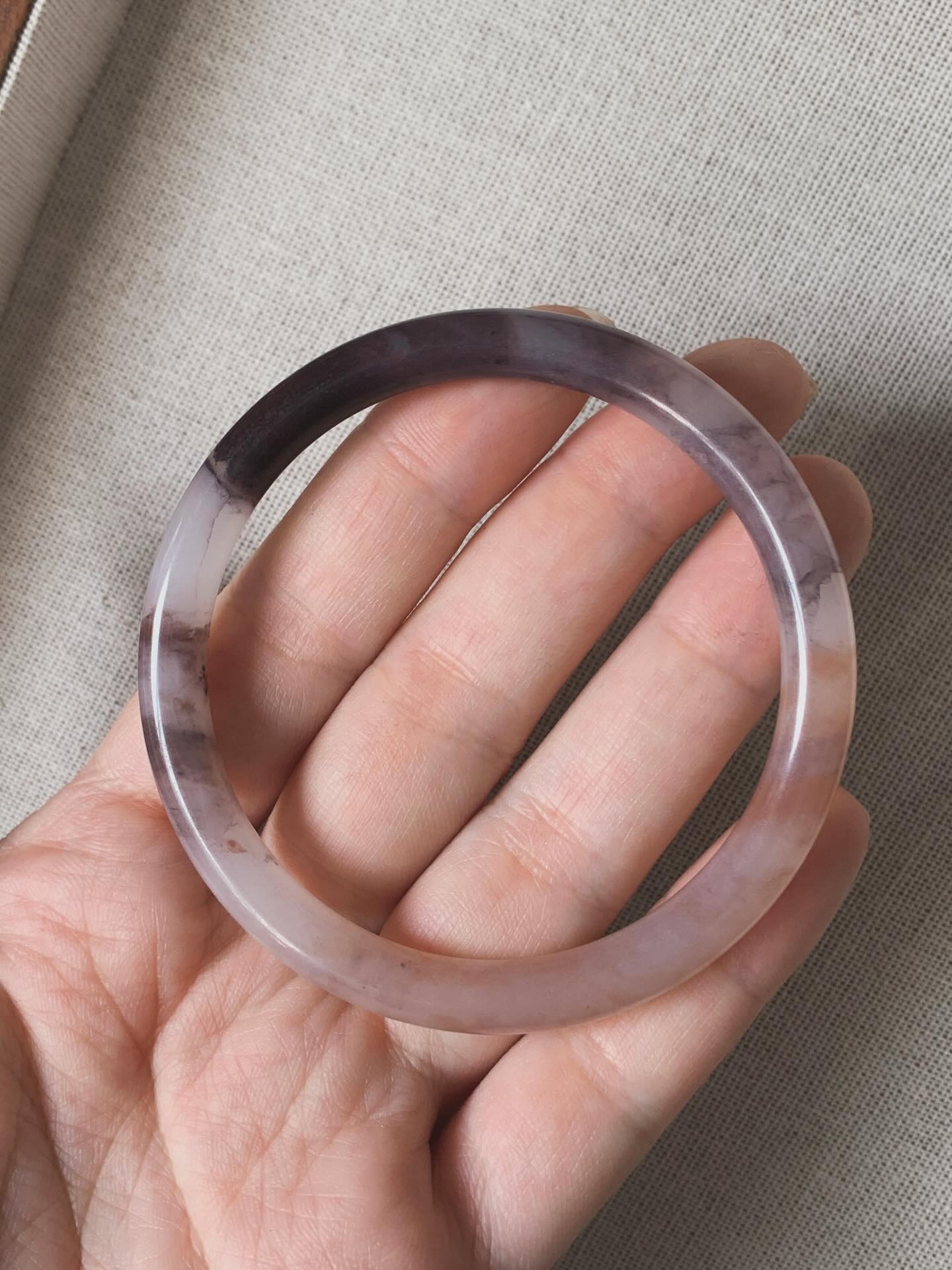 Jadeit Bangle 金丝玉紫罗兰手镯