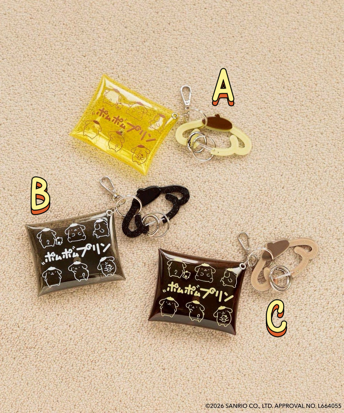 🎀【預訂】LOWRYS FARM x Pompompurin 透明收納袋，附登山扣