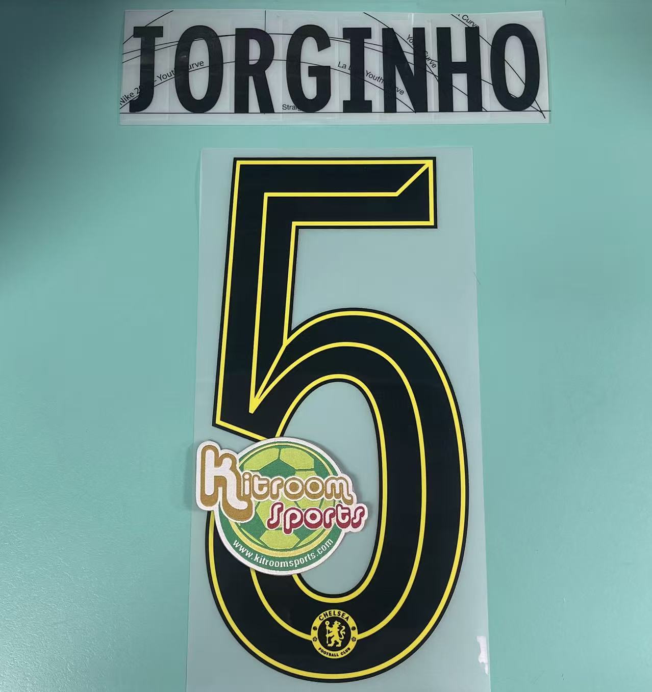 2021-22 Chelsea Away UCL Nameset #5 JORGINHO