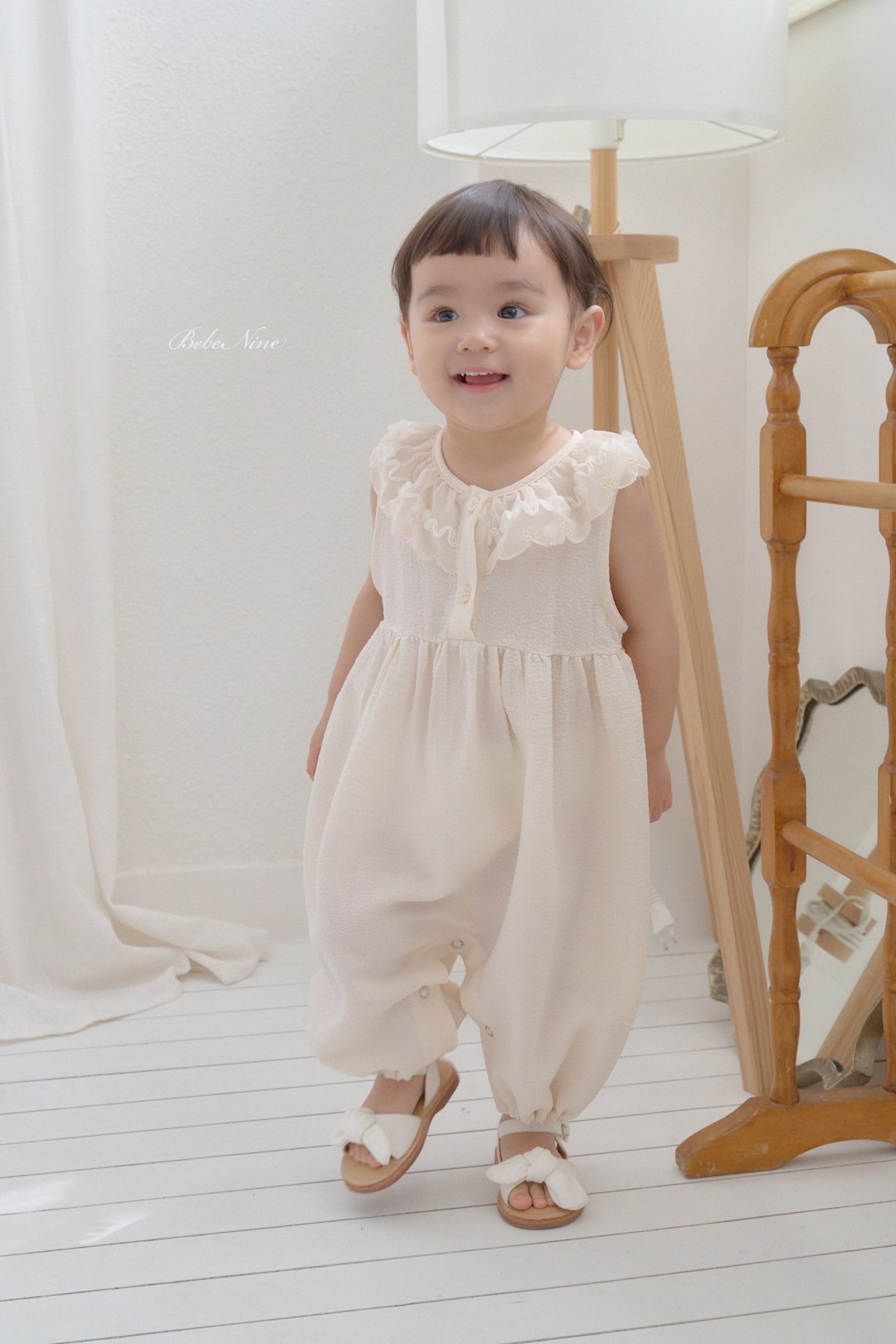 ☀️預訂 韓國直送☀️🇰🇷Bebenine兩色蕾絲花邊背心連身服