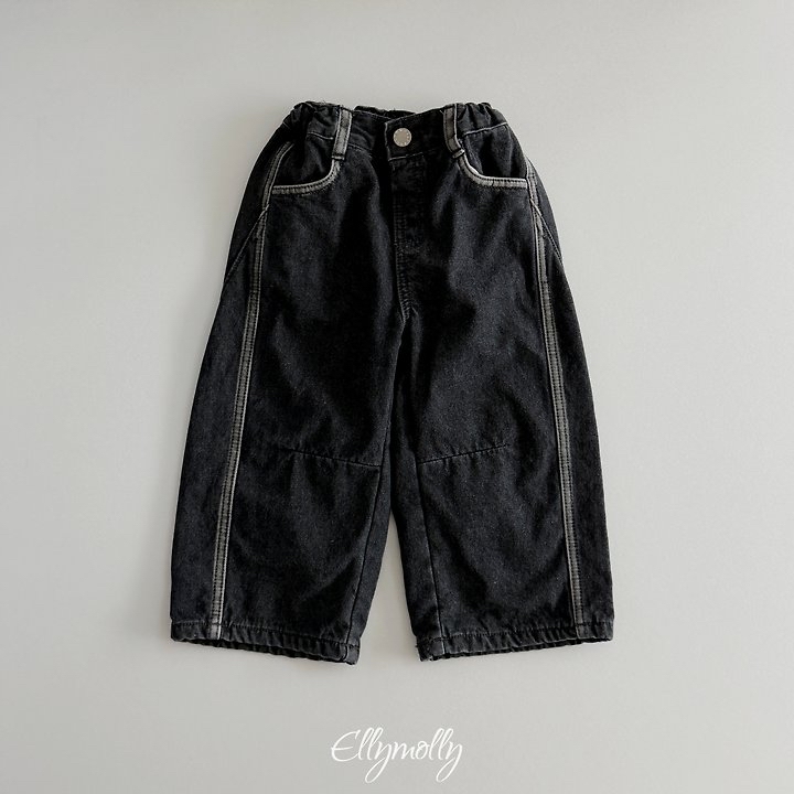 Ellymolly | Fleece-Lined Denim Pants