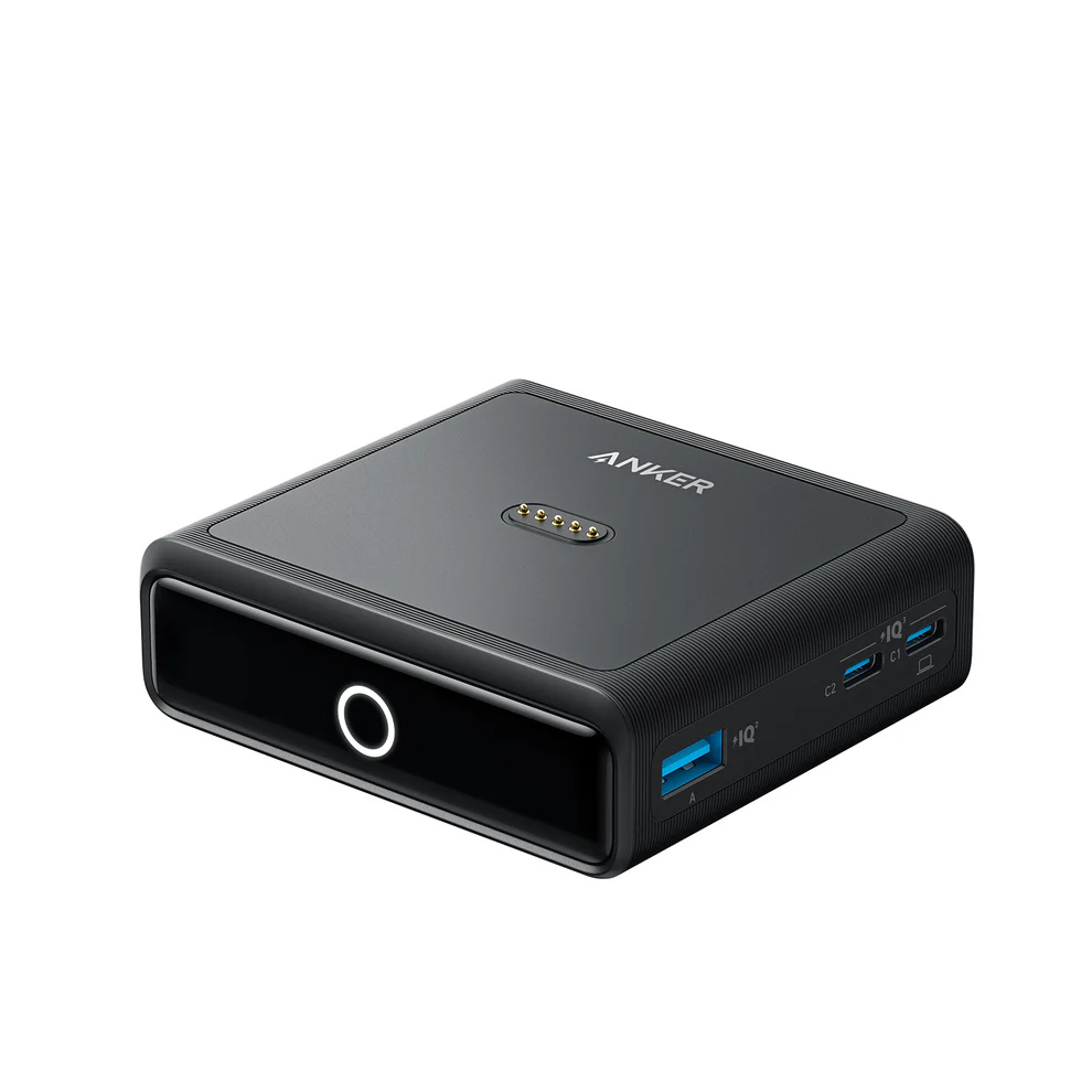 香港行貨 2年保養 Anker 安克 100W 3 端口 充電底座 A1902 3 Ports GaN 100W 充電器 智能充電 國際安全認證 4合1叉電器 Anker 100W 3Port Charging Dock