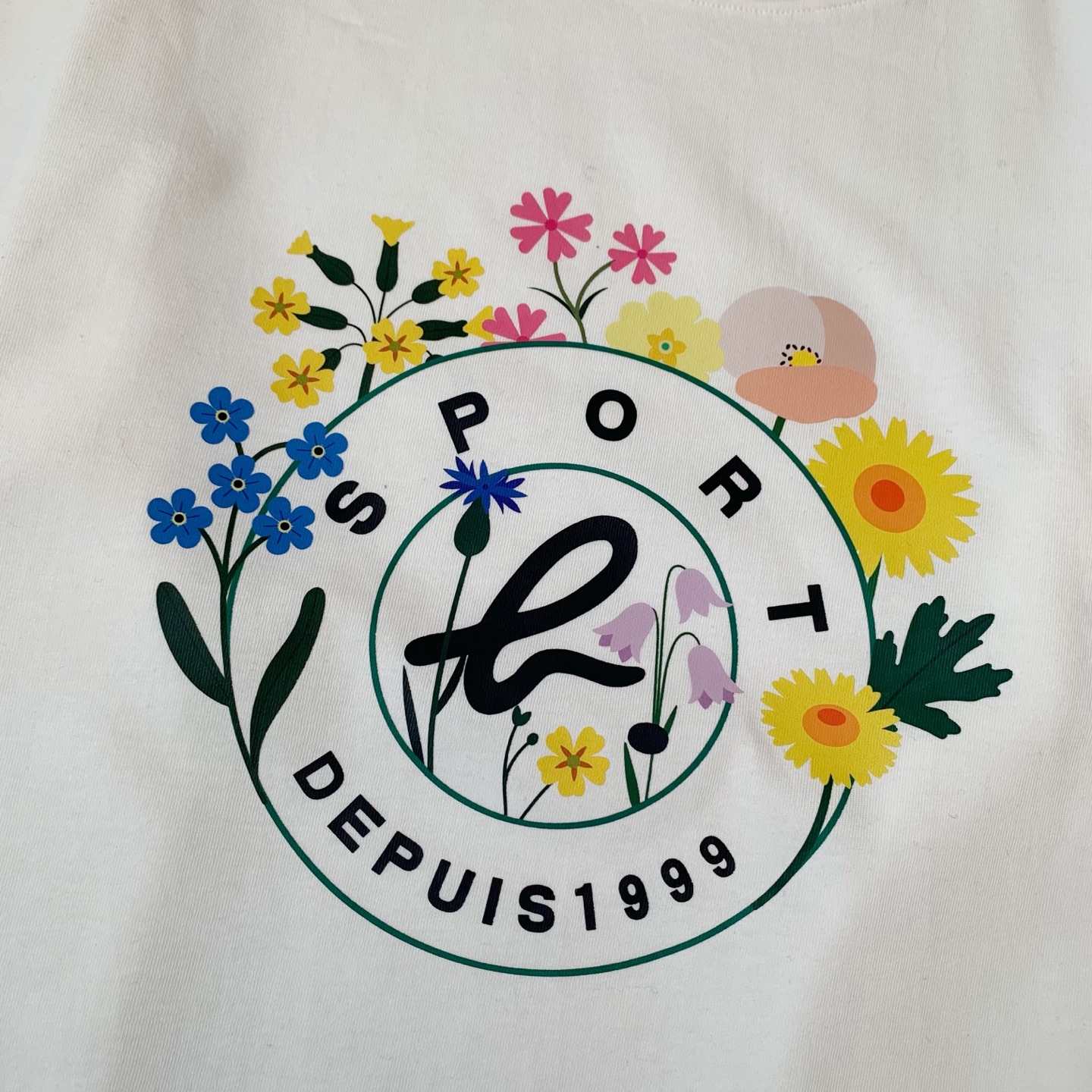 Agnes b.前印花短袖Tee