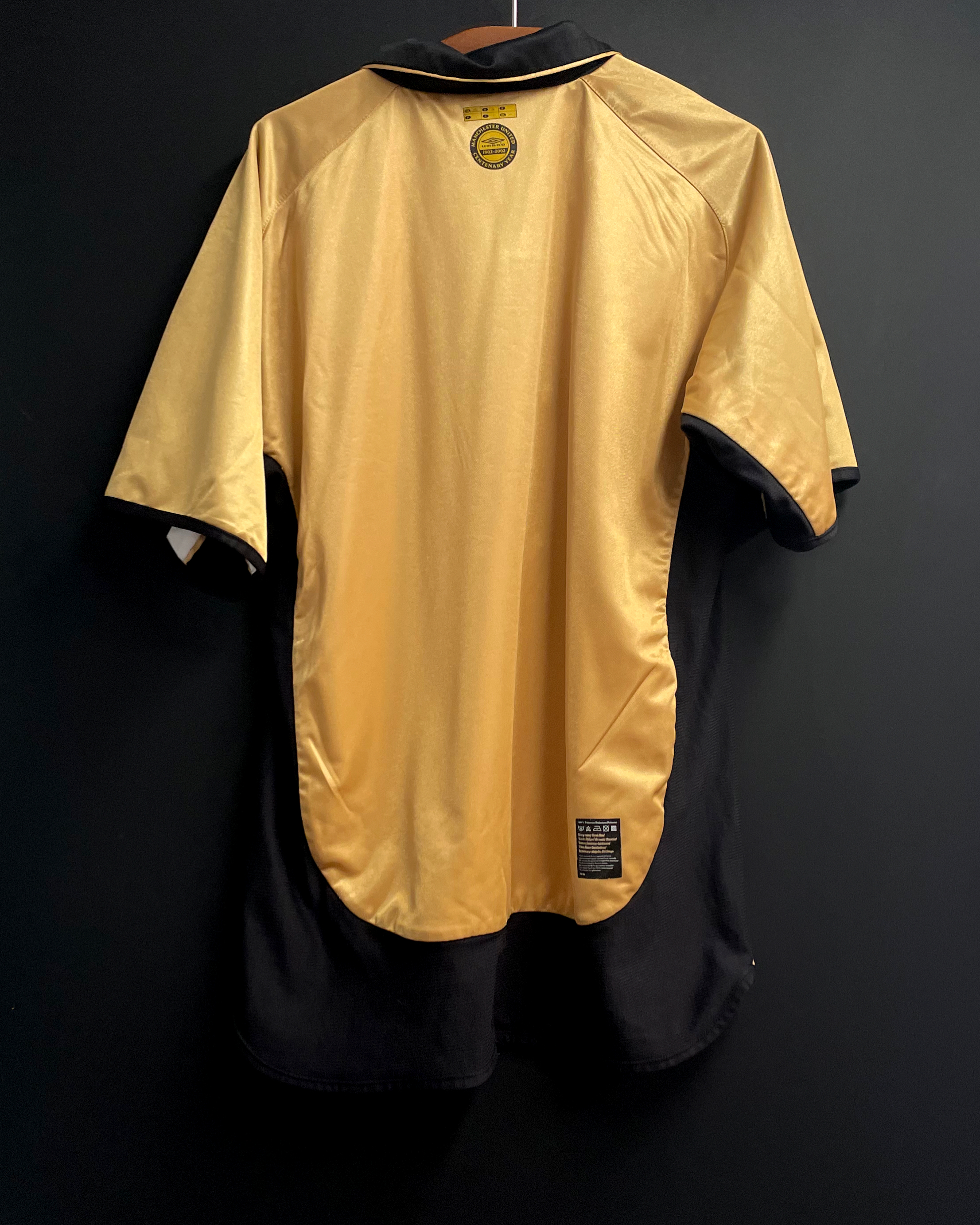 曼聯01/02百週年 碧咸 MANCHESTER UNITED 2001-2002 AWAY SHIRT BECKHAM