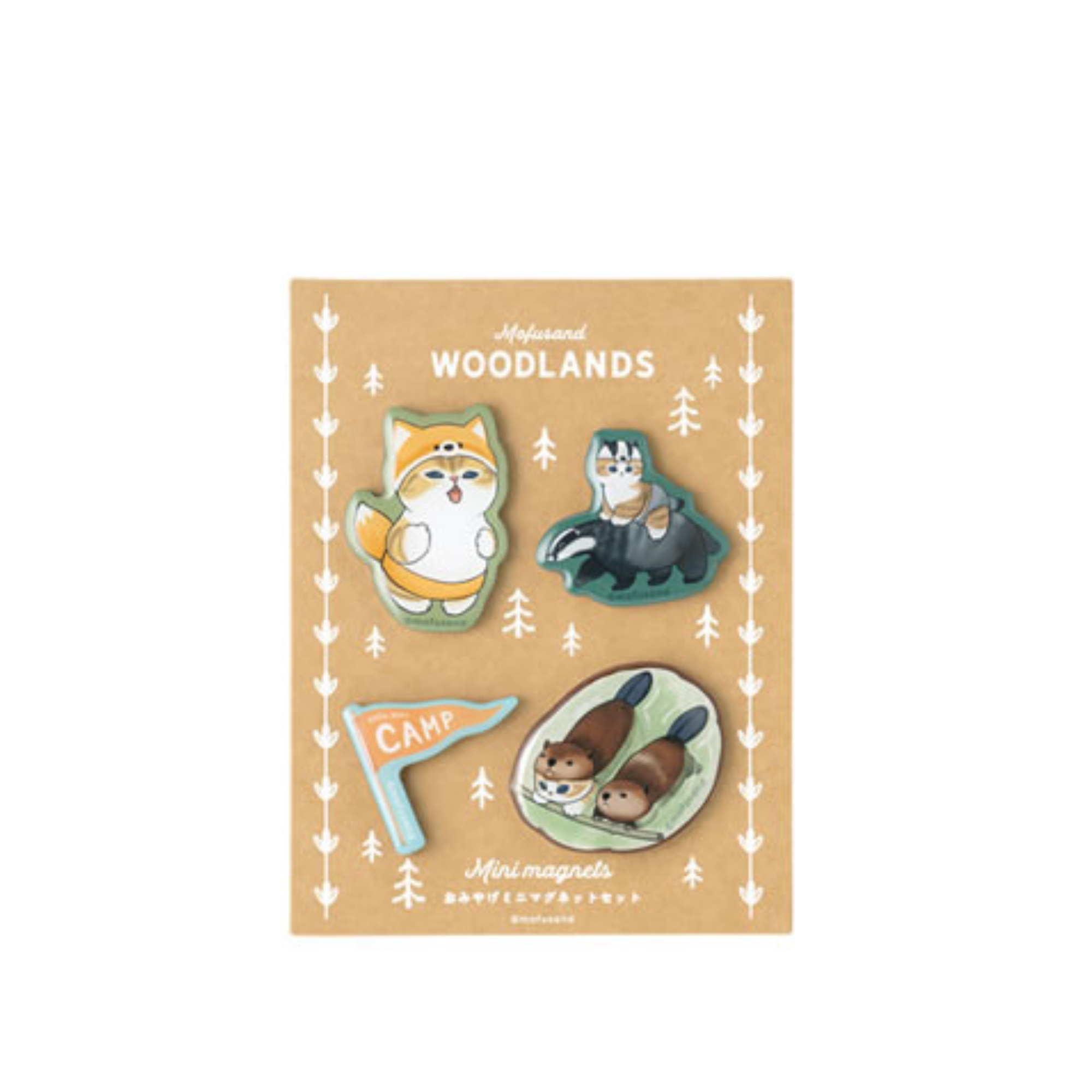 🎀【預訂】Mofusand Woodlands 迷你磁鐵套裝
