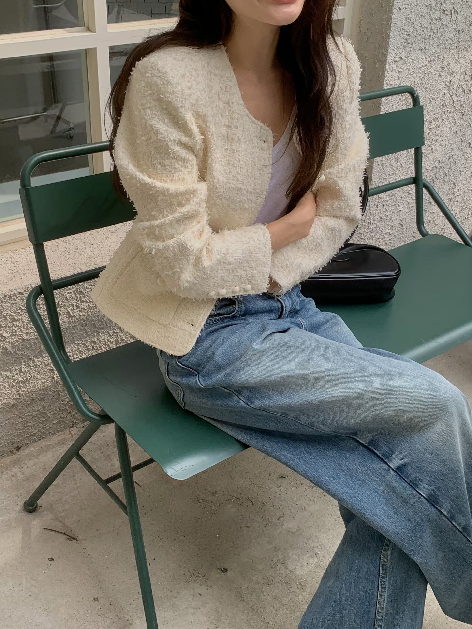 小香風軟呢外套 