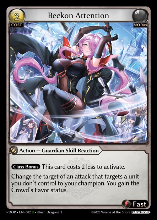 Beckon Attention / RDOP-002 (U)