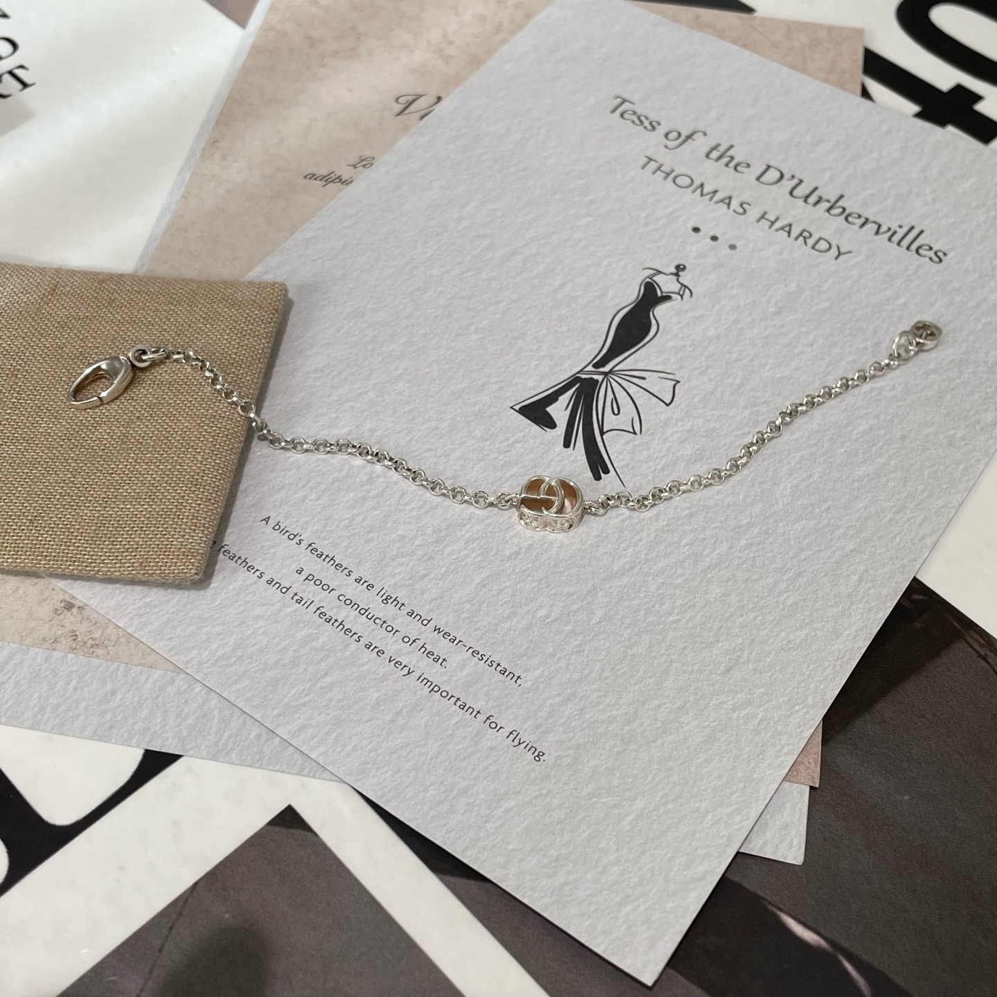 【預訂貨品】GUCCI Marmont 925銀手鏈