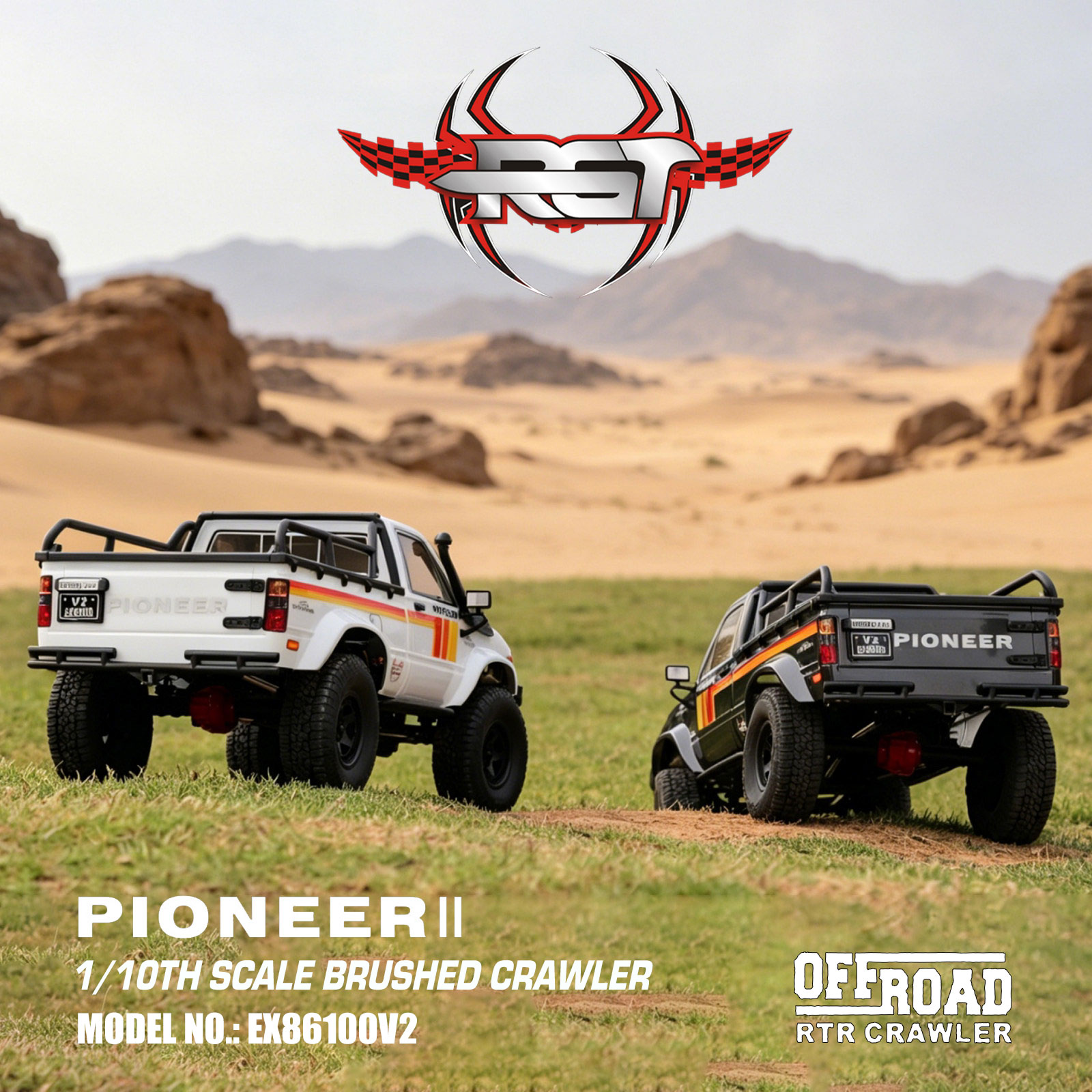 瑞泰 RGT EX86100V2 1:10 遙控攀爬車 PIONEER II 雙速