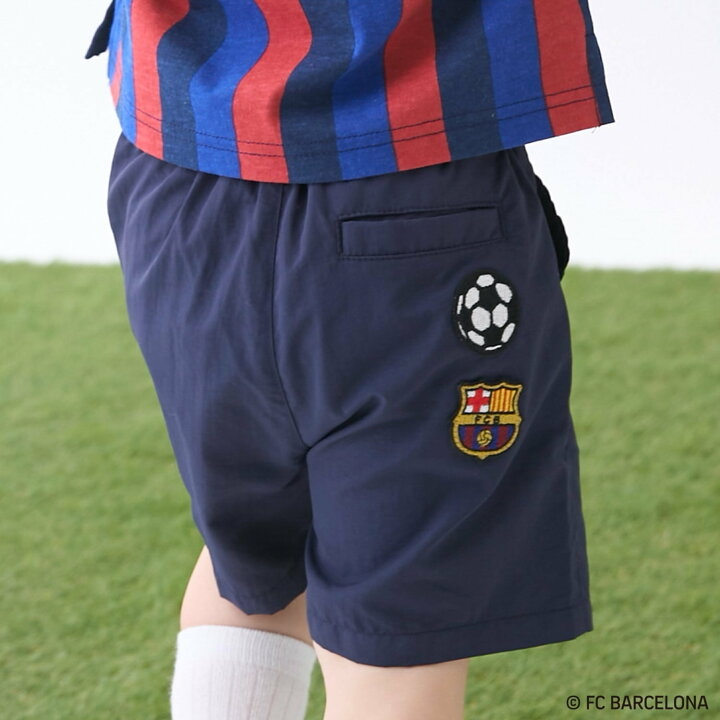 🇯🇵預訂 日本直送🇯🇵Petit Main x 巴塞球隊系列三色球隊標誌梭織短褲