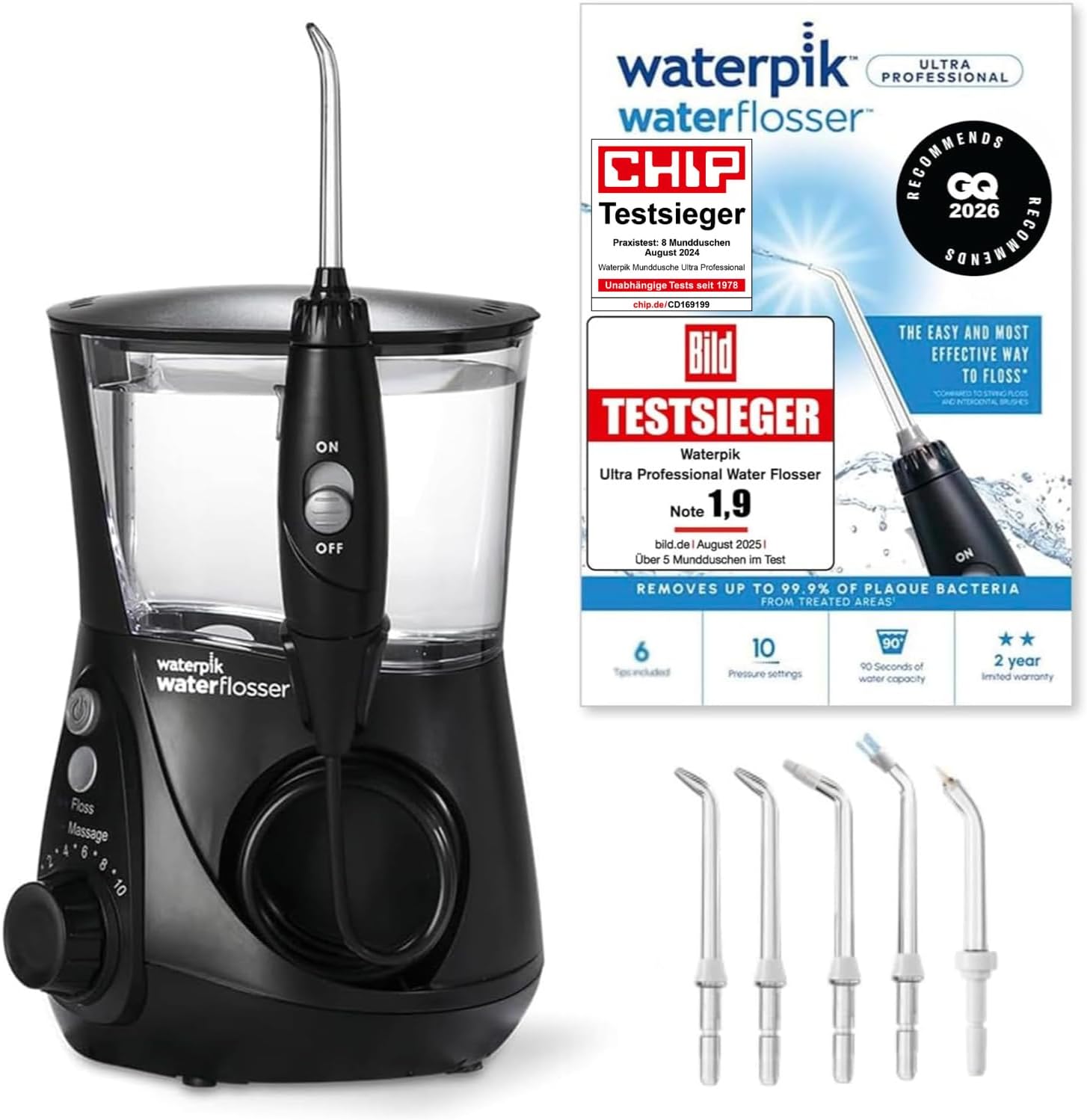 Waterpik 662 超專業口腔沖洗器水牙線黑色 Ultra Professional oral irrigator, water flosser