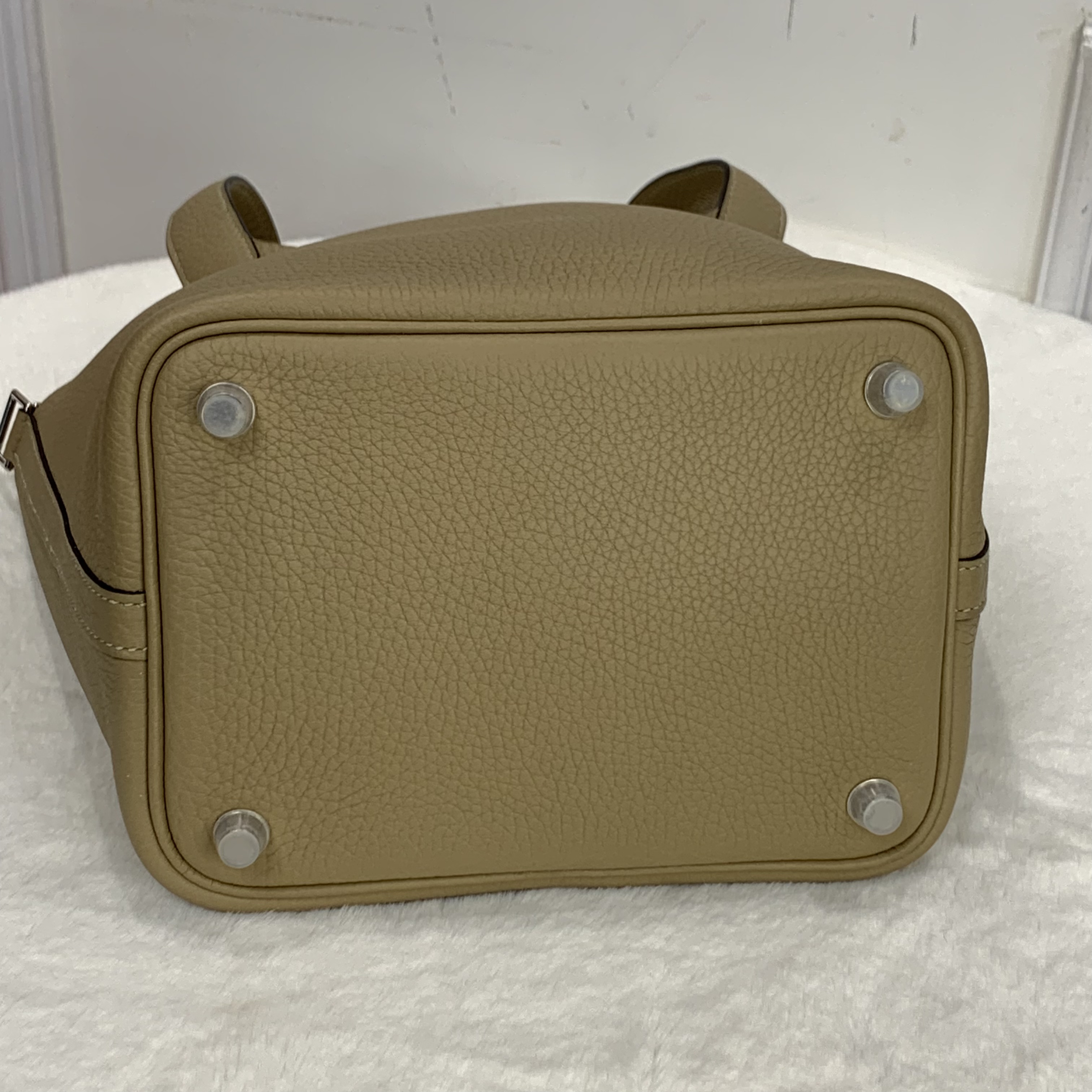 Hermes Picotin 18 風衣灰銀扣