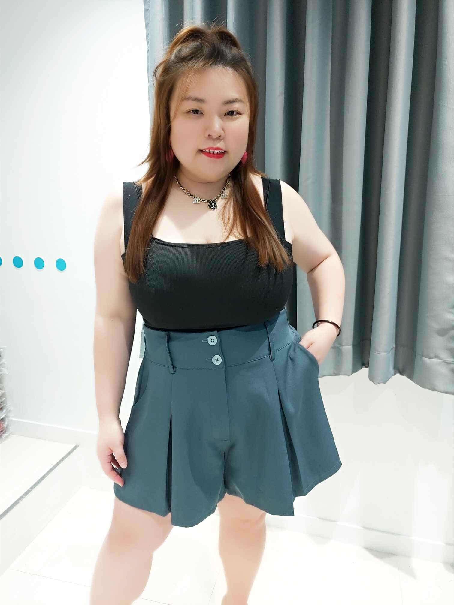 DOC10 前开叉设计短裤