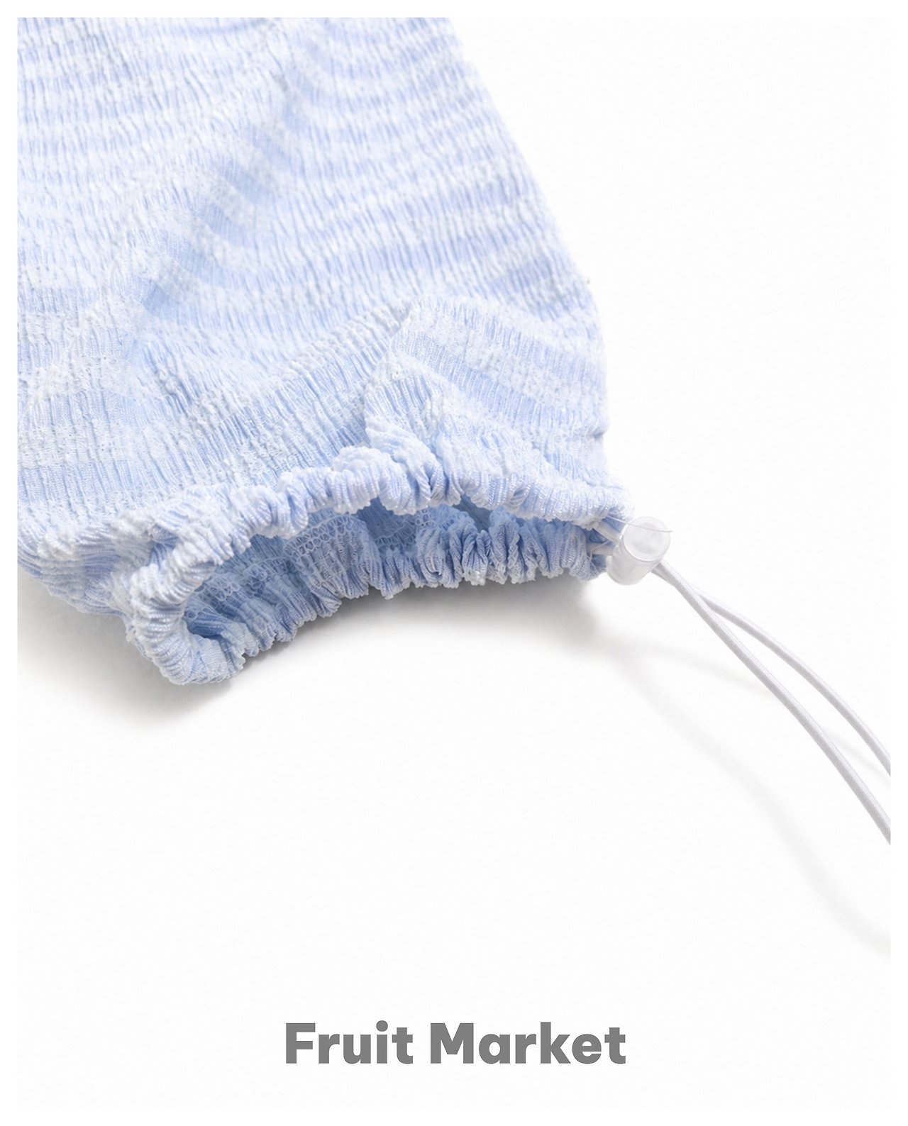 Fruit | Frill stripe pants (Blue L110-120)