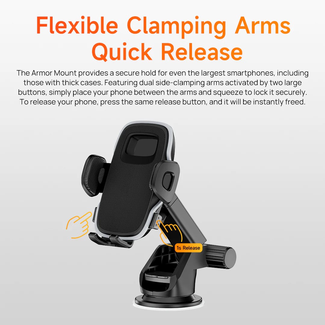 Ulefone Armor Mount Next-Gen Versatile Phone Holder 吸盤式車用手機支架 二代
