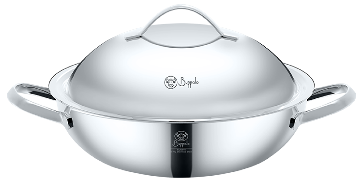 PNBF-0632W/不鏽鋼五層鑊連蓋 316 / 32cm