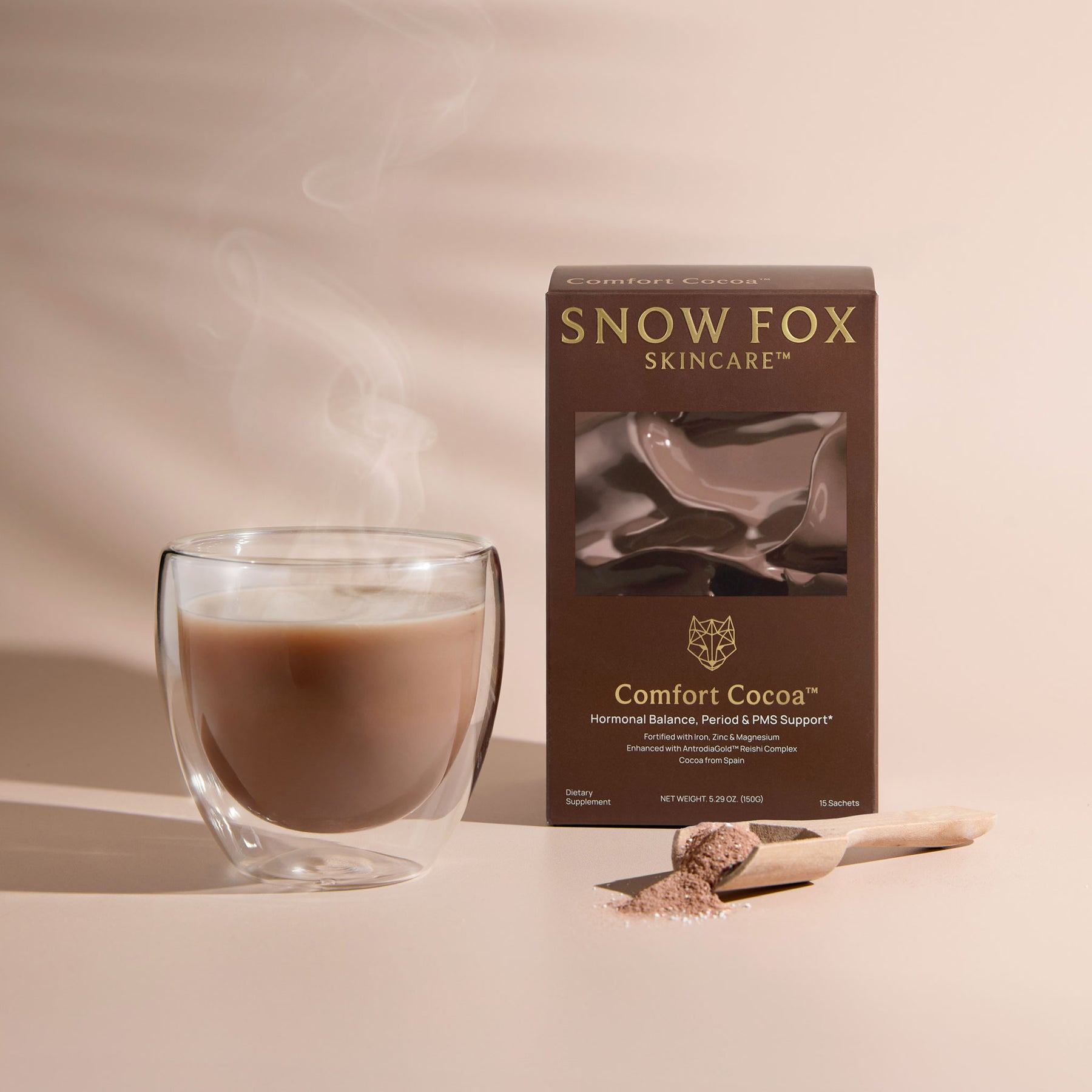[新上優惠] Snow Fox 黃金牛樟芝可可飲