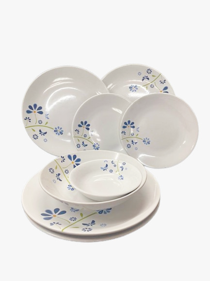 Blue Valentine 8pcs Serving Set