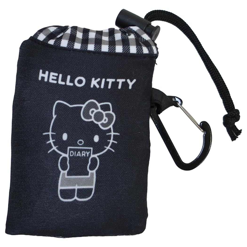 現貨｜Sanrio Hello Kitty 日版 索繩收納 環保袋 - 可孭上膊 (CKSE1-KT-BK)