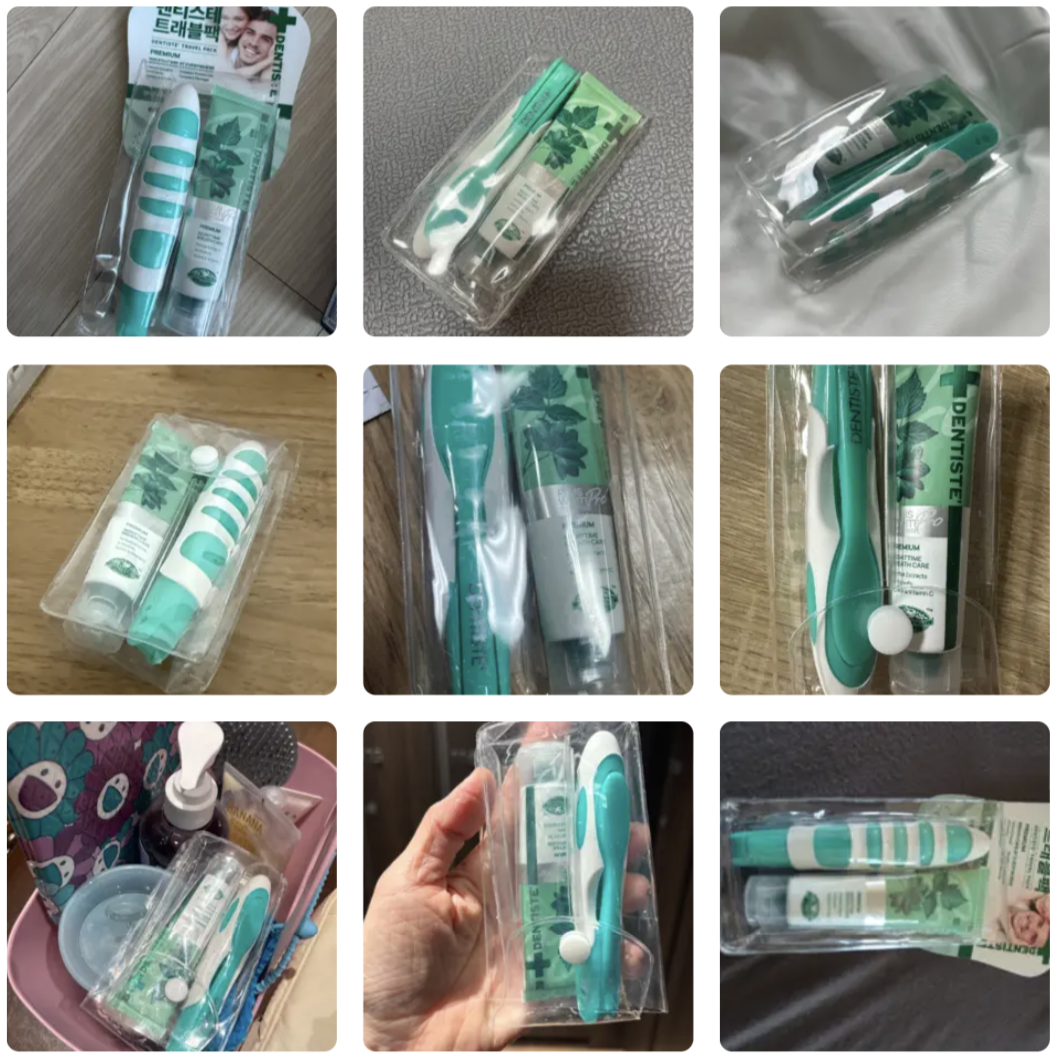 Liza同款｜韓國直送 Dentiste 口氣清新 草本牙膏牙刷 旅行套裝｜Travel Pack
