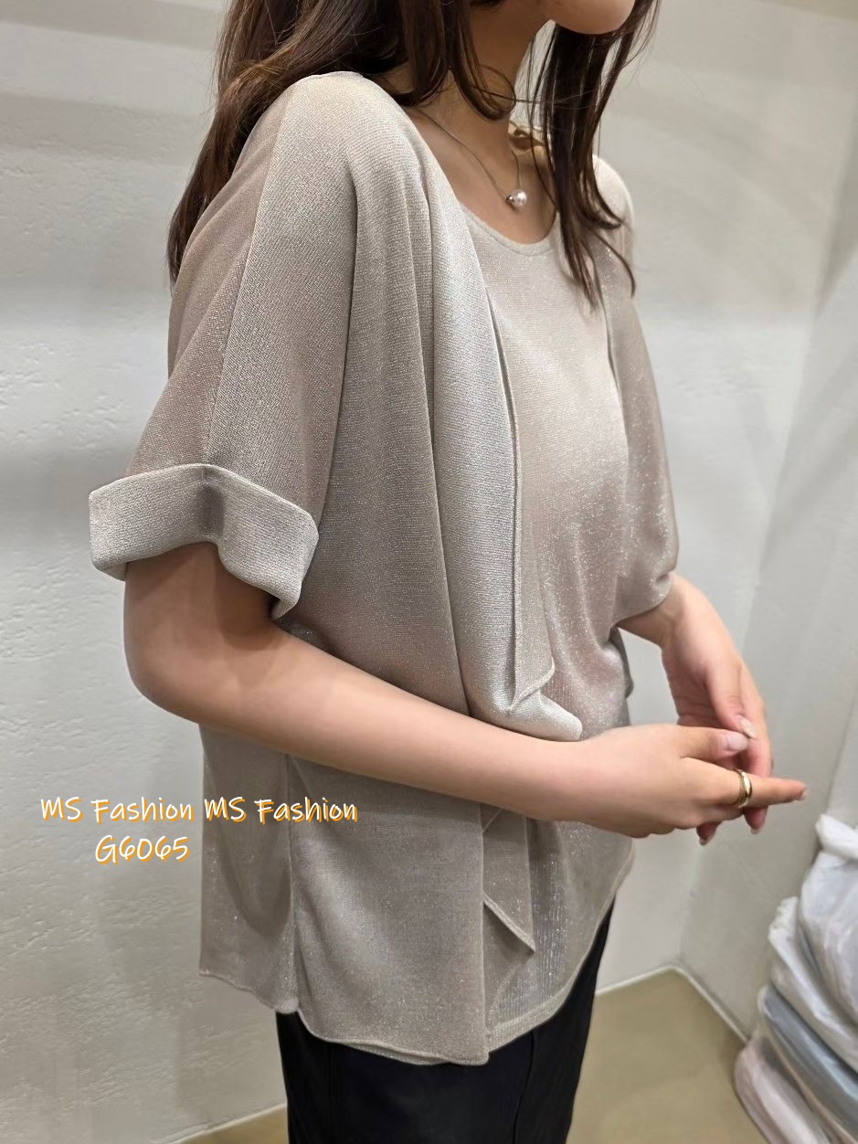 G6065 韓國🇰🇷假兩件top