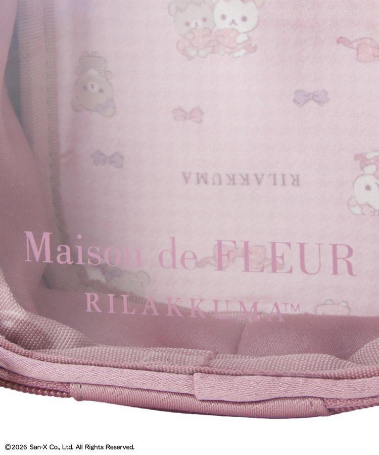  🎀【預訂】Maison de FLEUR × RILAKKUMA 透明收納袋 L