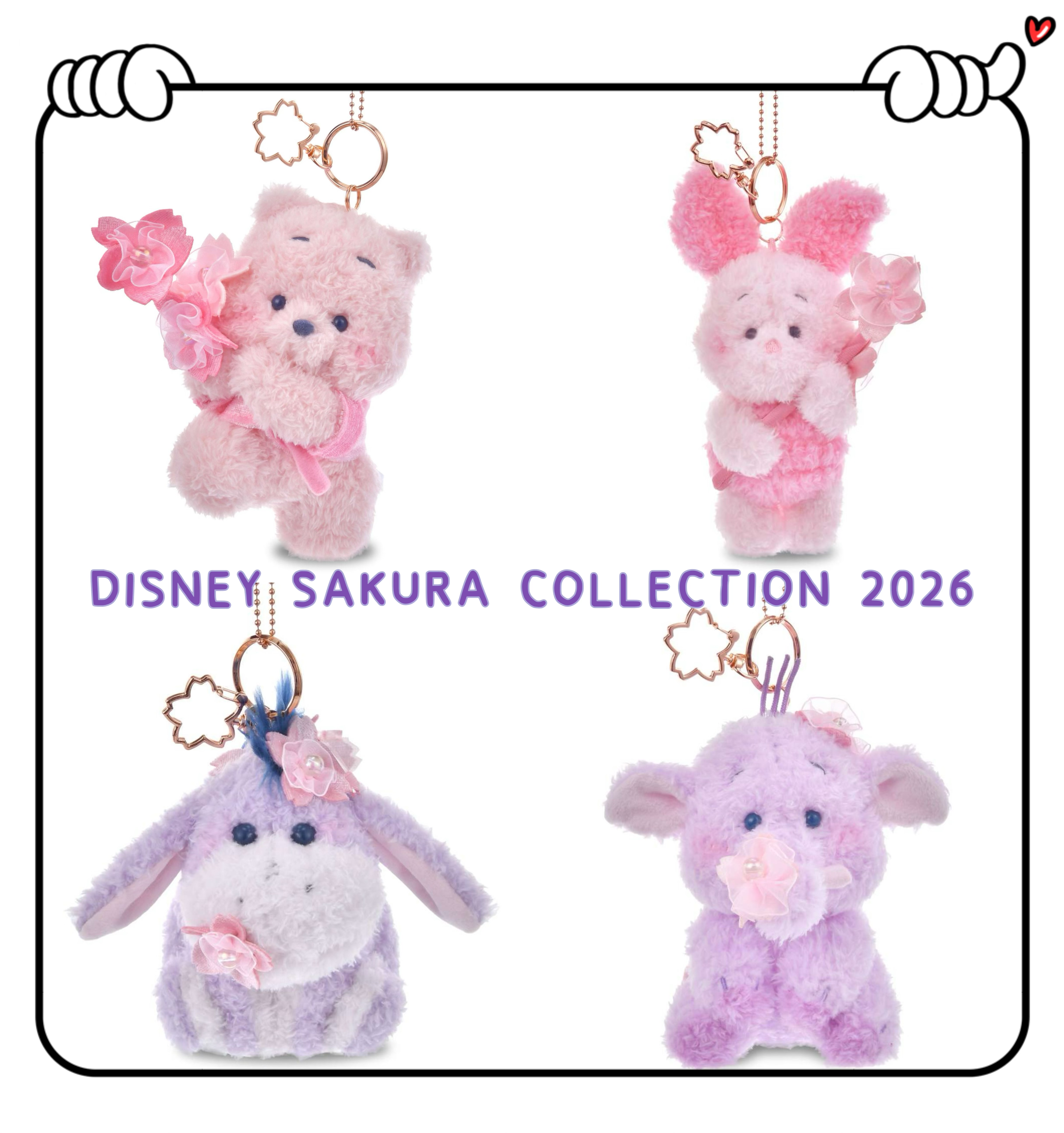 ✈️日本直送🇯🇵預購🛍️日本迪士尼 DISNEY SAKURA COLLECTION 2026系列 掛飾匙扣公仔