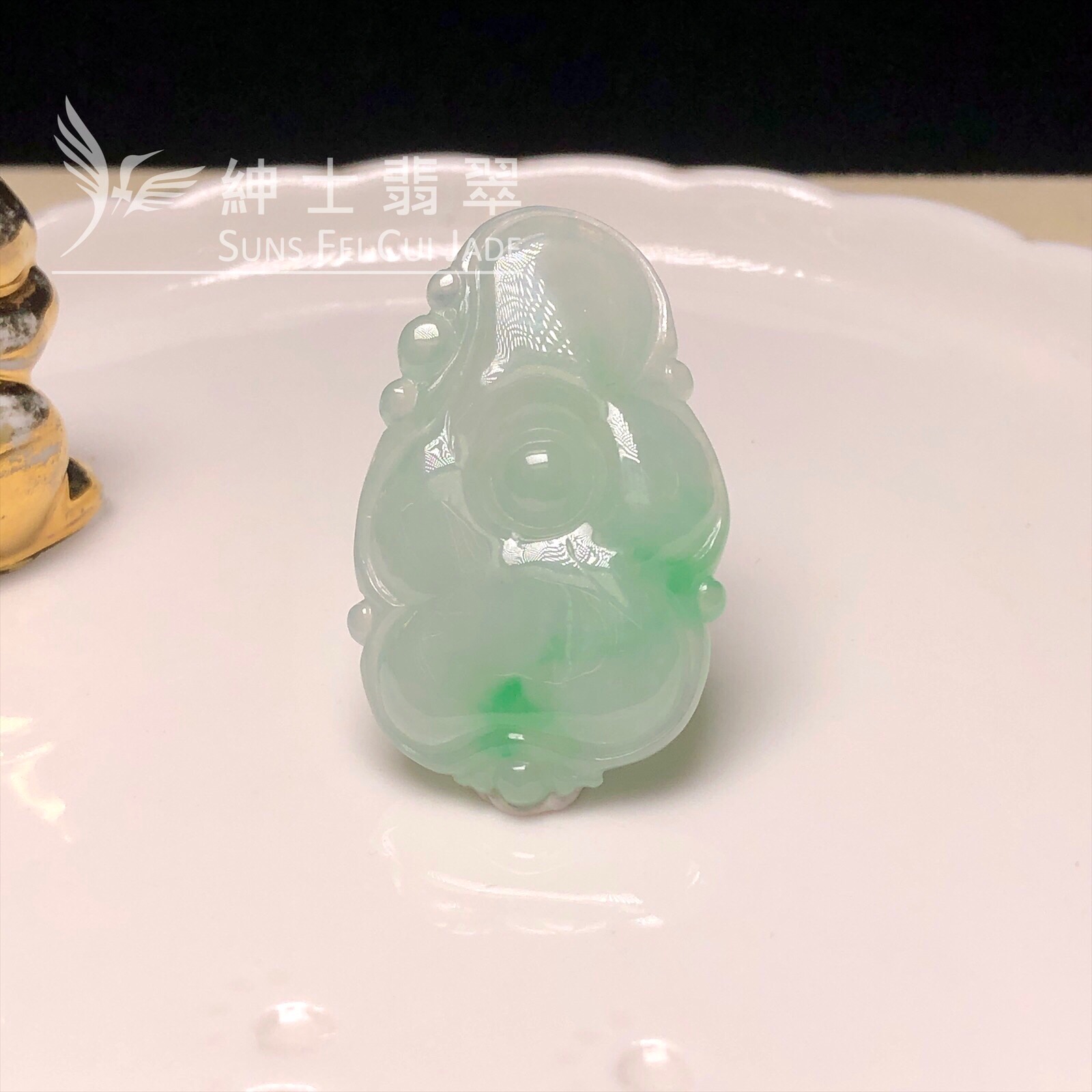 YK00165 隨形飄翠吊墜
