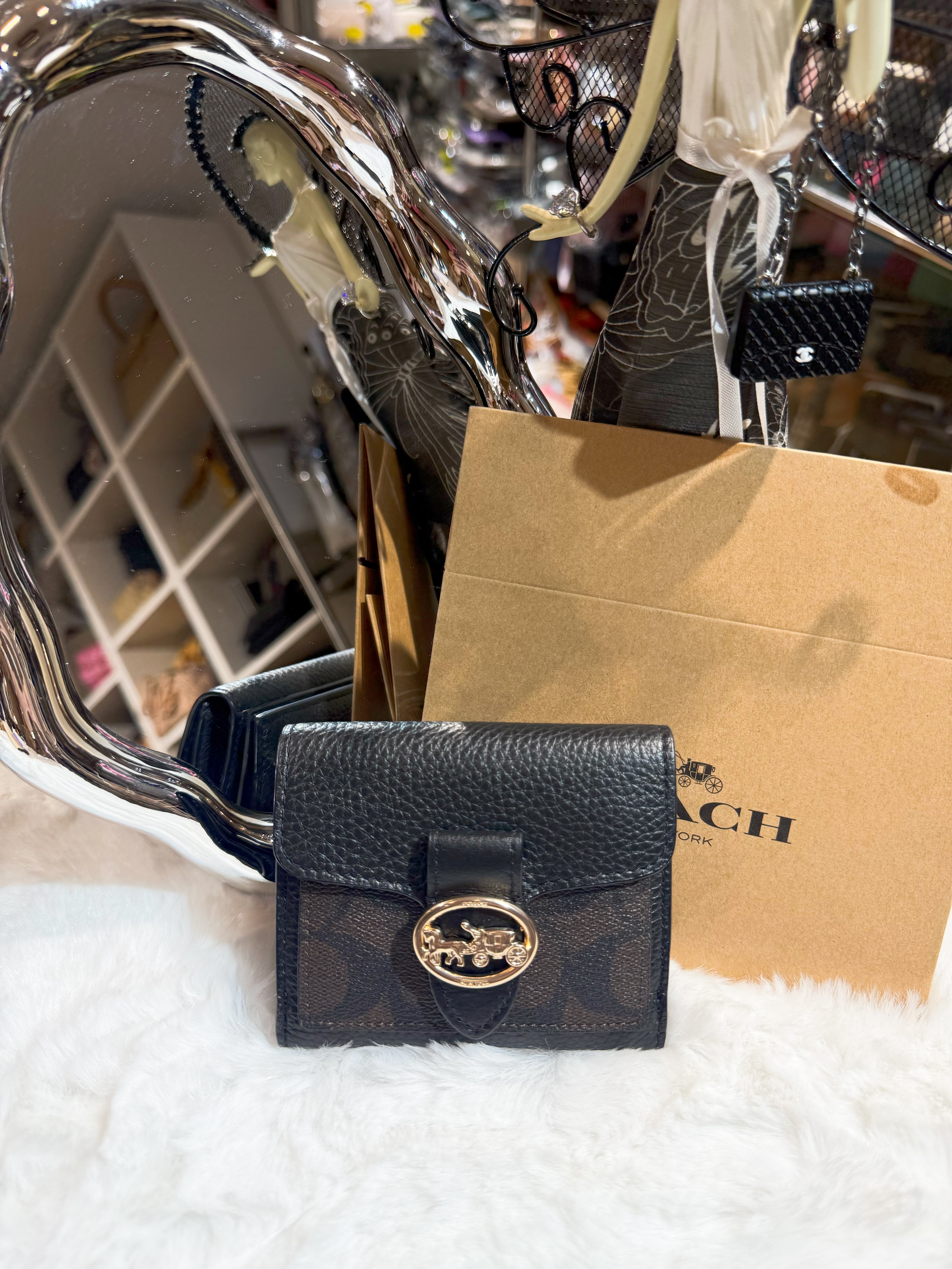 Coach Georgie wallet dark/m