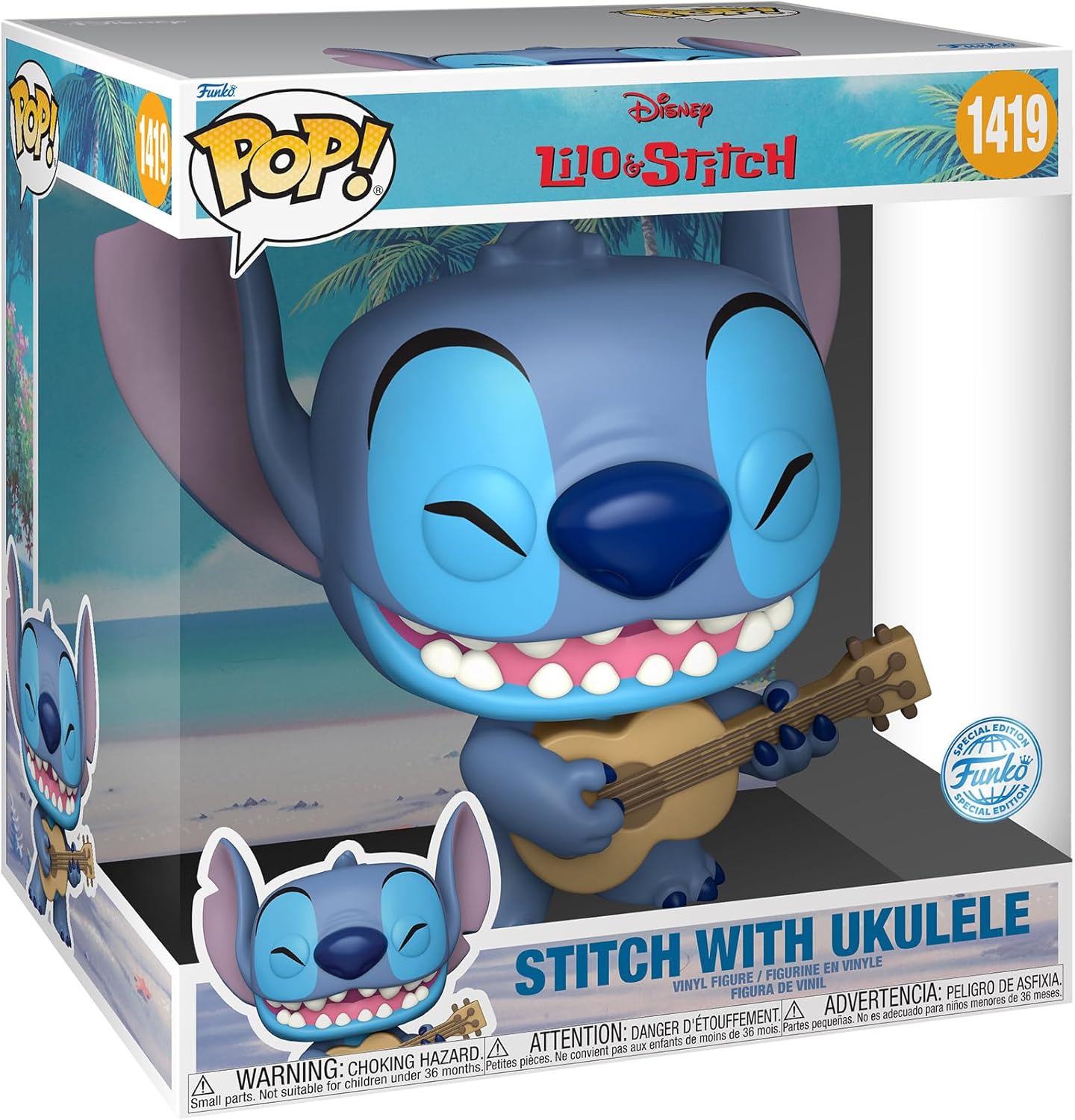 📦訂購 美國代購 Funko POP! Disney Jumbo Stitch Figure 史迪仔 模型