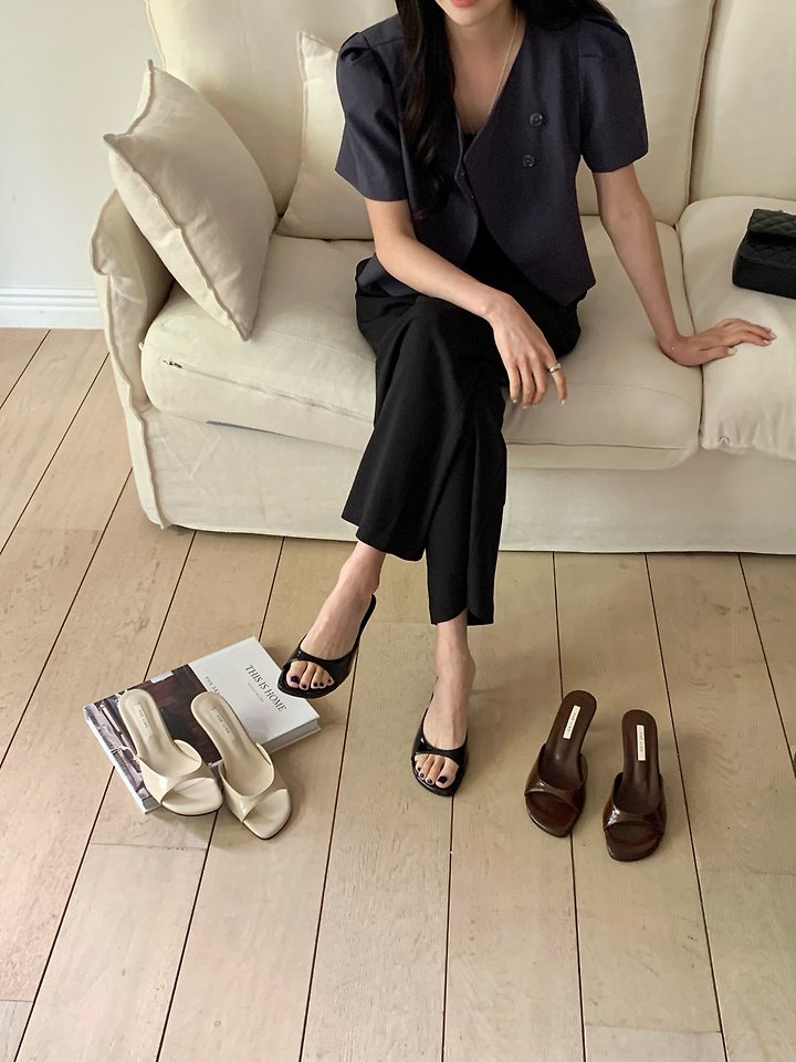 Open-toe Kitten Heels (3 colors)