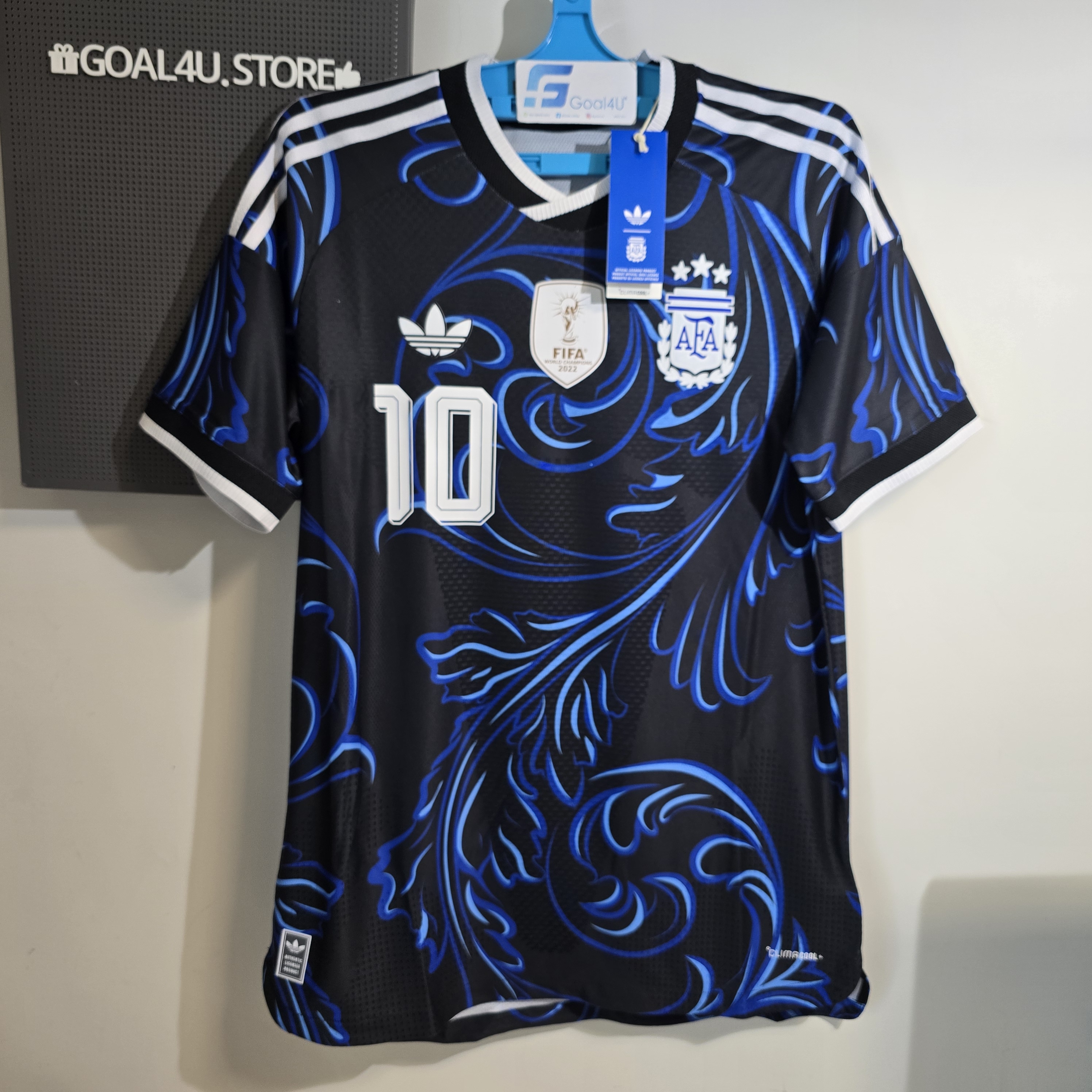 🌀藍色漩渦 Adidas Argentina 阿根廷 2026-27 作客球員版球衣 (可加印字章) JM5901