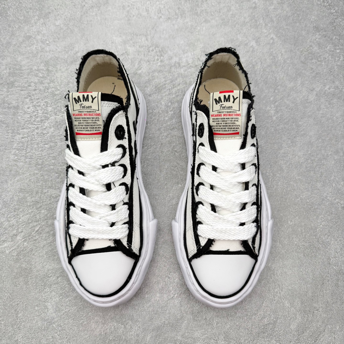 Maison Mihara Yasuhiro MMY "Peterson" OG Sole Canvas Low-top Sneaker