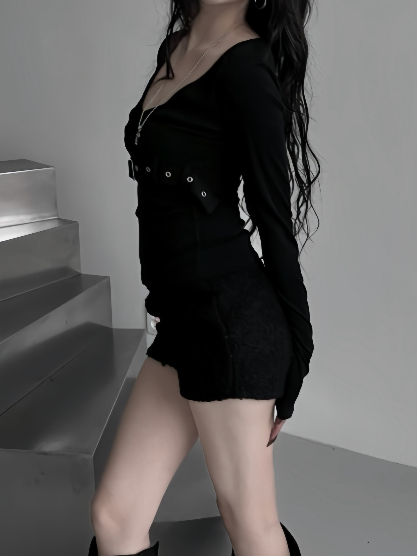 Belted Wrap V-Neck Top