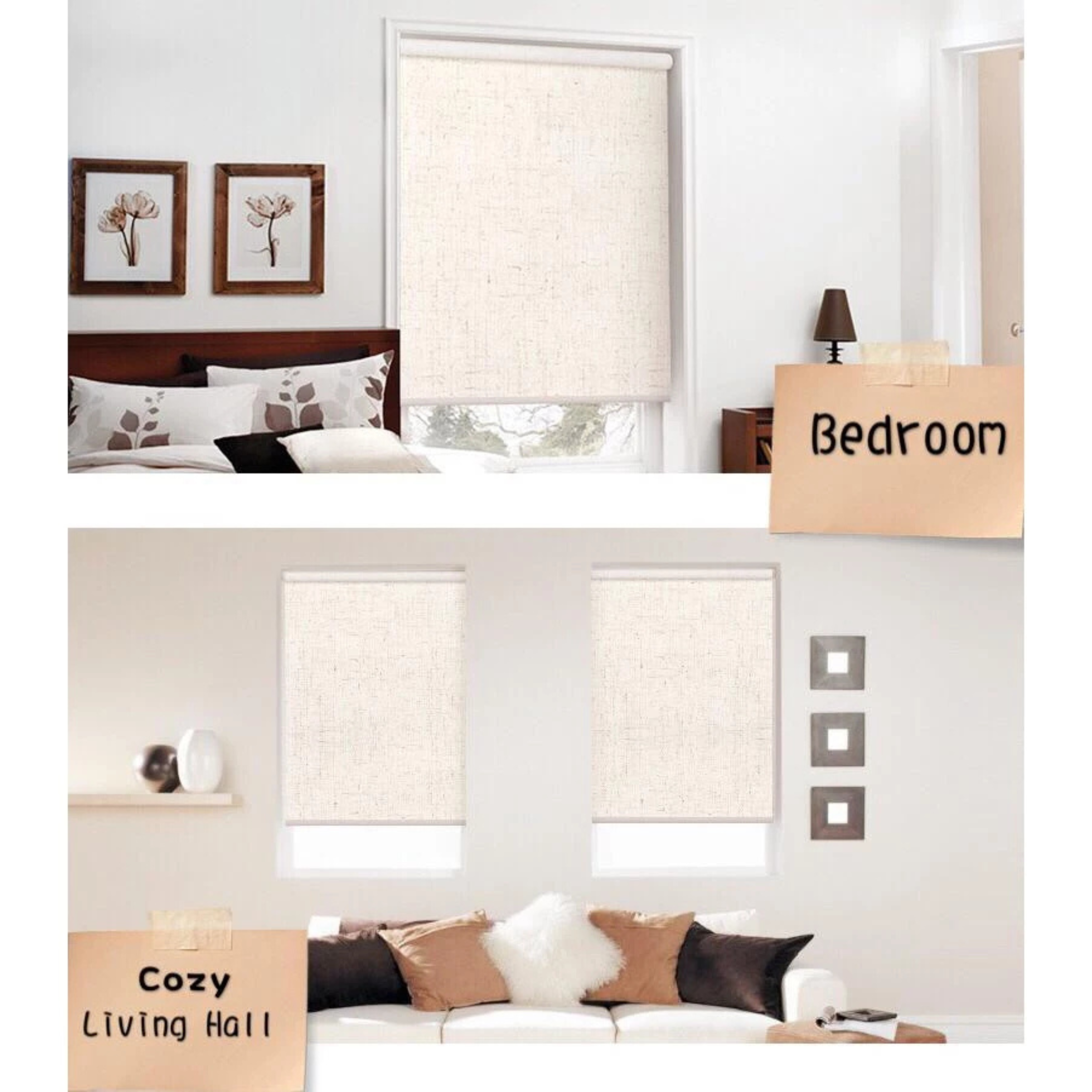 Full Blackout Elegant Roller Blind - Customized Available