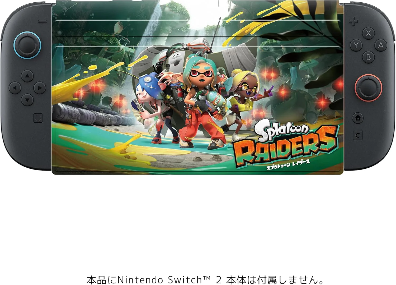 【預售 7月23】Keys Factory Switch 2 噴漆少女 塗擊隊 前蓋式保護殼 Front Cover [Splatoon Raiders] KFC-005-1	 PO0860