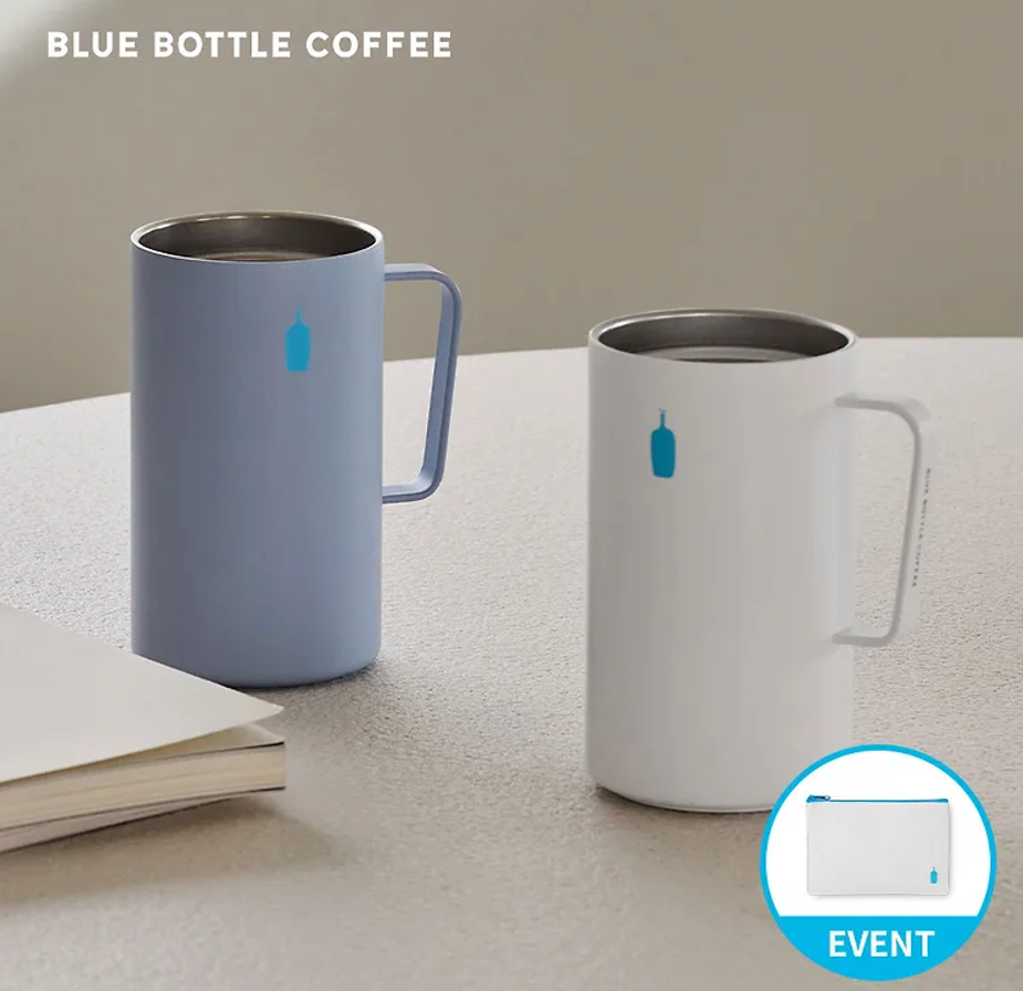 [ Blue Bottle ] 韓國 Blue Bottle Travel Mug 591ml 不鏽鋼隨行保溫杯 591ml