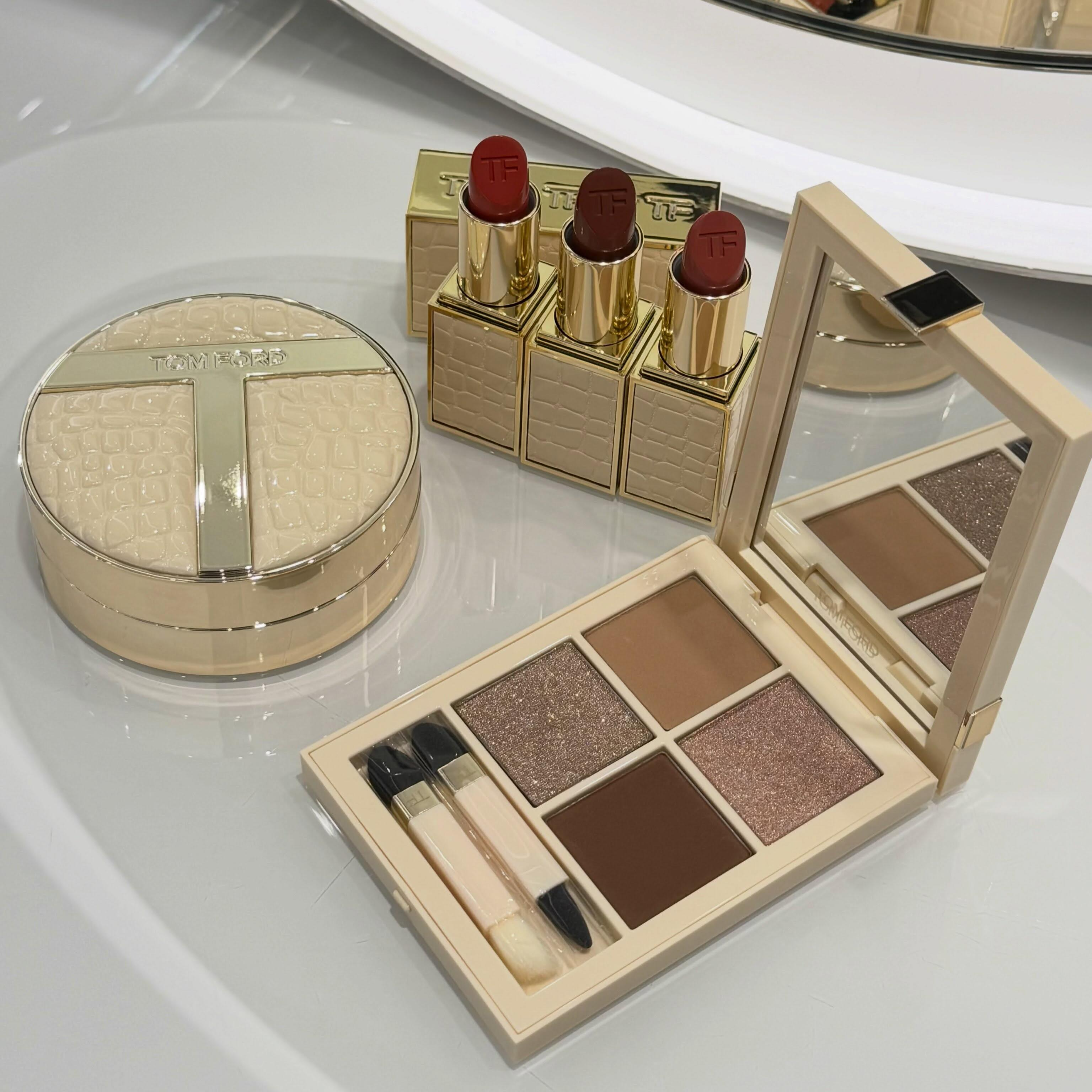 26年 TOM FORD 湯姆福特 TF 禁忌香草限定複刻四色眼影 01 唇膏06