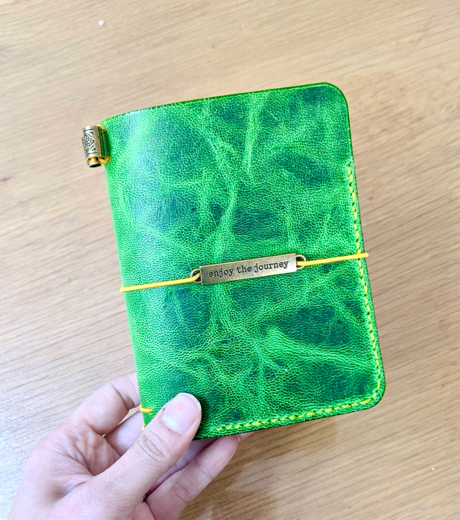 The Traveler’s Duo-Tone Hand-stitched Journal 