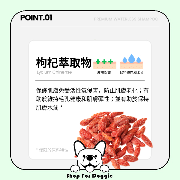 韓國 Hyponic 極致低敏無香寵物乾洗泡190ml