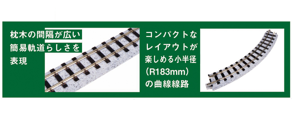 009 (9mm) Kato HOn30 比例路軌入門套