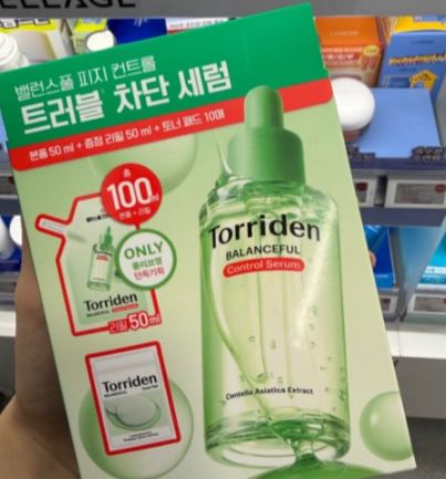 Oy 3月優惠set Torriden 積雪草精華50ml 1+1 +棉片10p